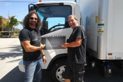 Shirt Off My Back (Pic Of Tom with Logo Shirt) and Truck